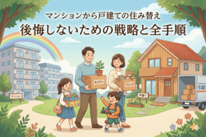 マンションから戸建てに住み替え