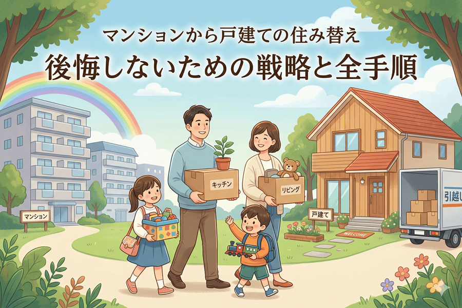 マンションから戸建てに住み替え