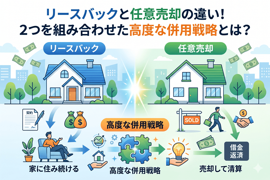 リースバックと任意売却