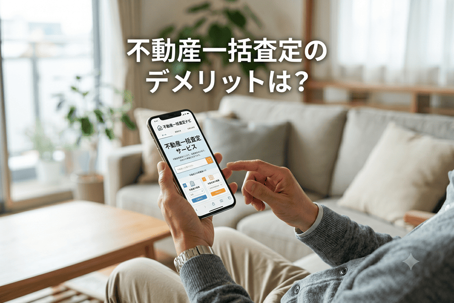 不動産一括査定デメリット